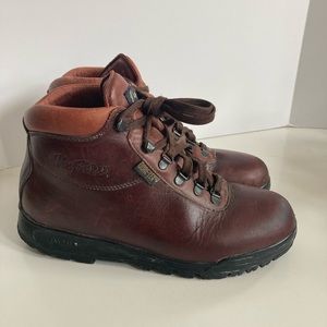 Vasque Leather Gore-Tex Lace up Steel Toe Cow Hide Hiking Boots Men’s Size 8
